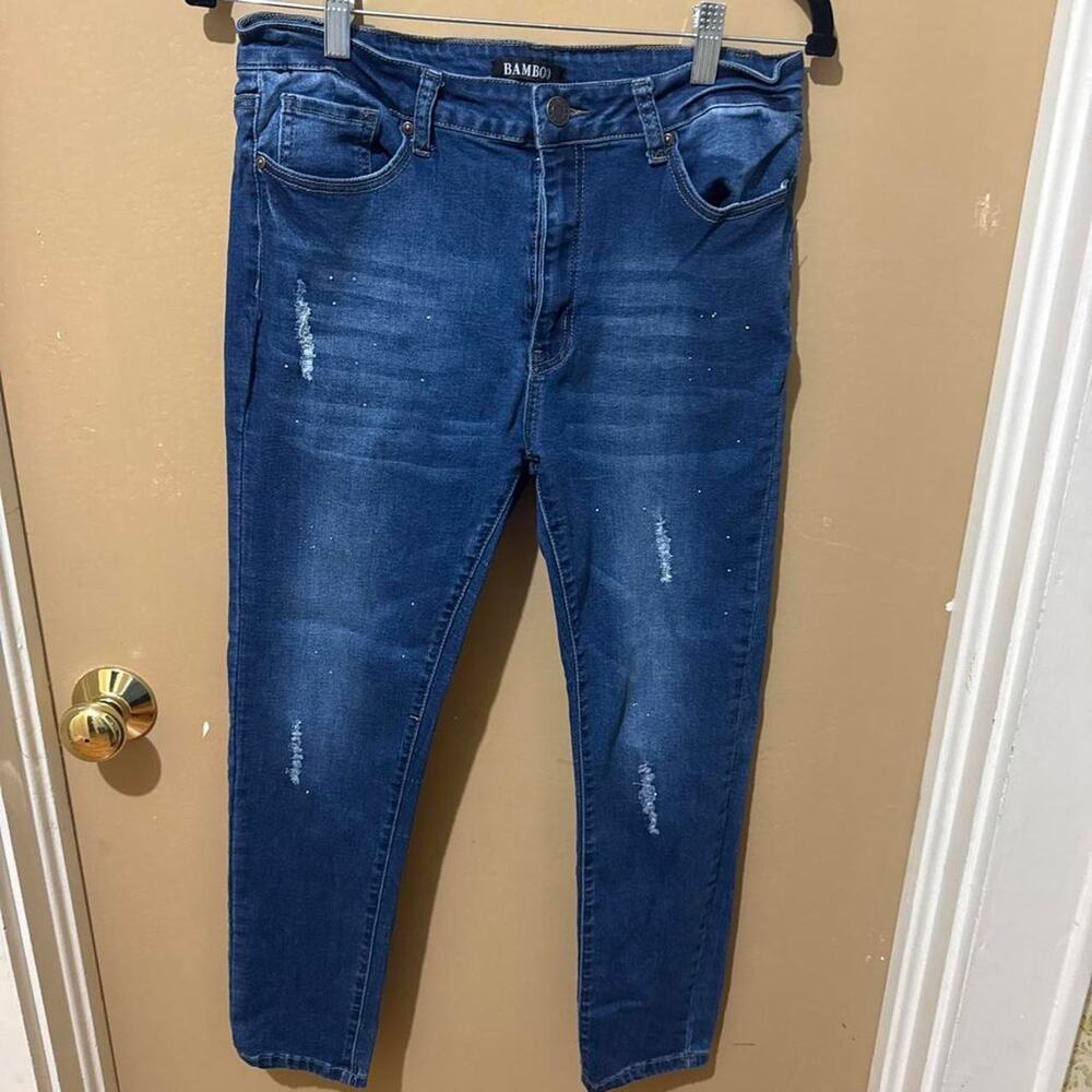 Bamboo skinny jeans